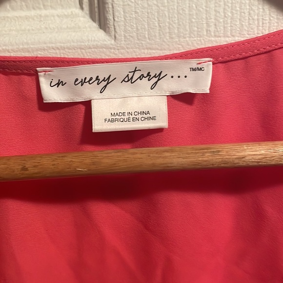In every story pink top, size xl - Picture 3 of 5